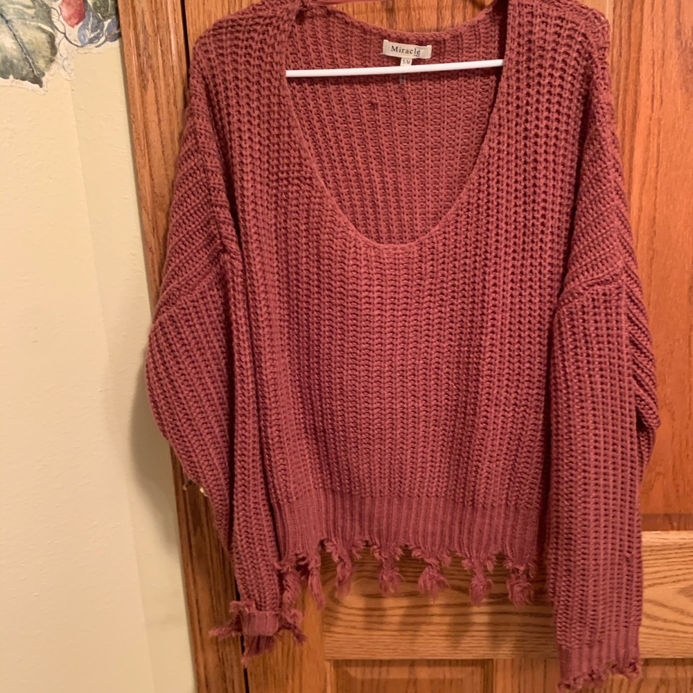 Off the shoulder sweater